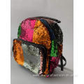 Colorful Backpacks with Paillette Decoration